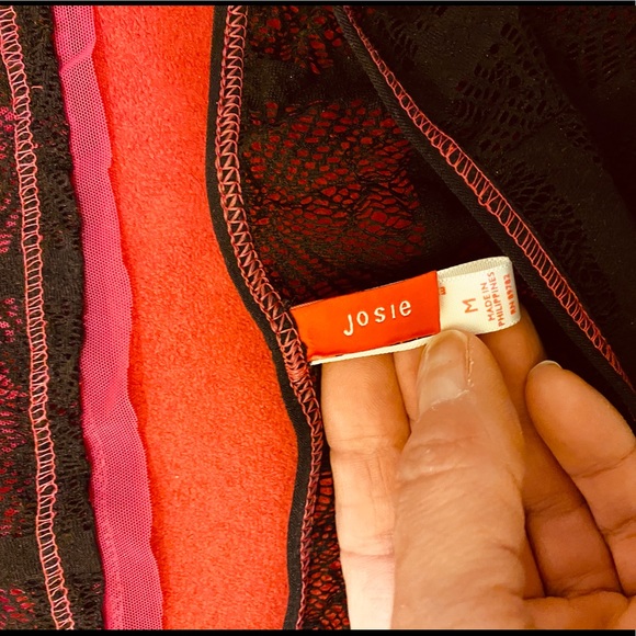 Josie by Natori camisole & boy shorts Sz M - Picture 5 of 8